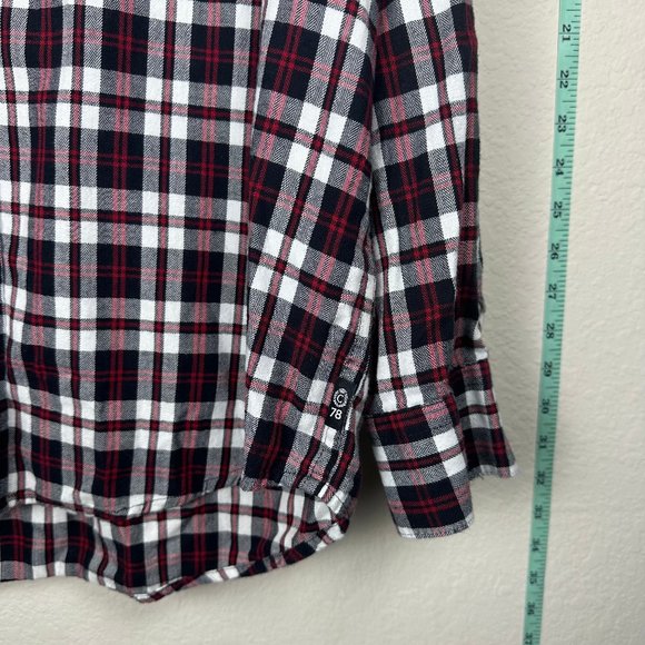 Champs Button Down Long Sleeve Shirt Men's Size L 100% Cotton - Picture 4 of 9